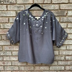 Michael Kors Embellished Top - Like New